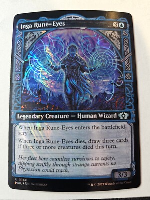MTG - Inga Rune-Eyes Showcase HALO FOIL - Multiverse Legends | eBay