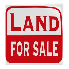 Industrial Decals Square Vinyl Stickers Land for Sale Sign Safety Sign Label