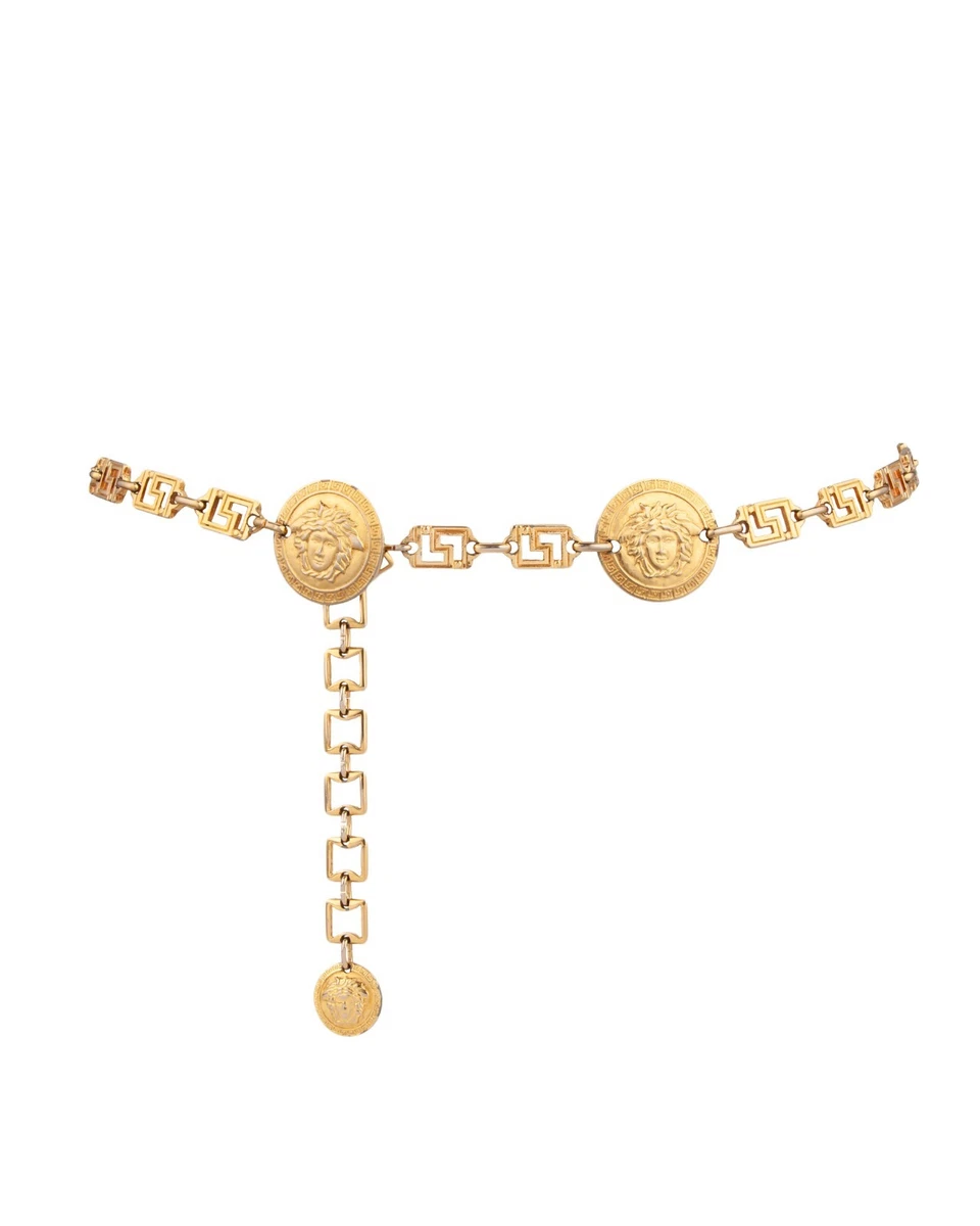 Versace chain belt gold sale