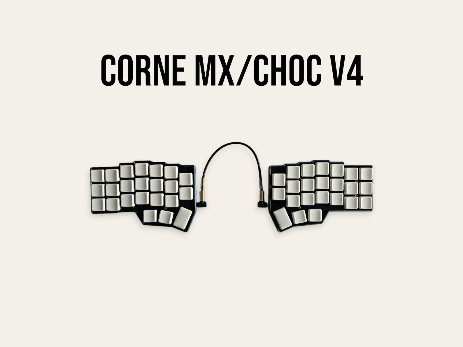 Corne MX/Choc v4 - Fully Assembled Split Ergonomic Keyboard with RGB Backlights