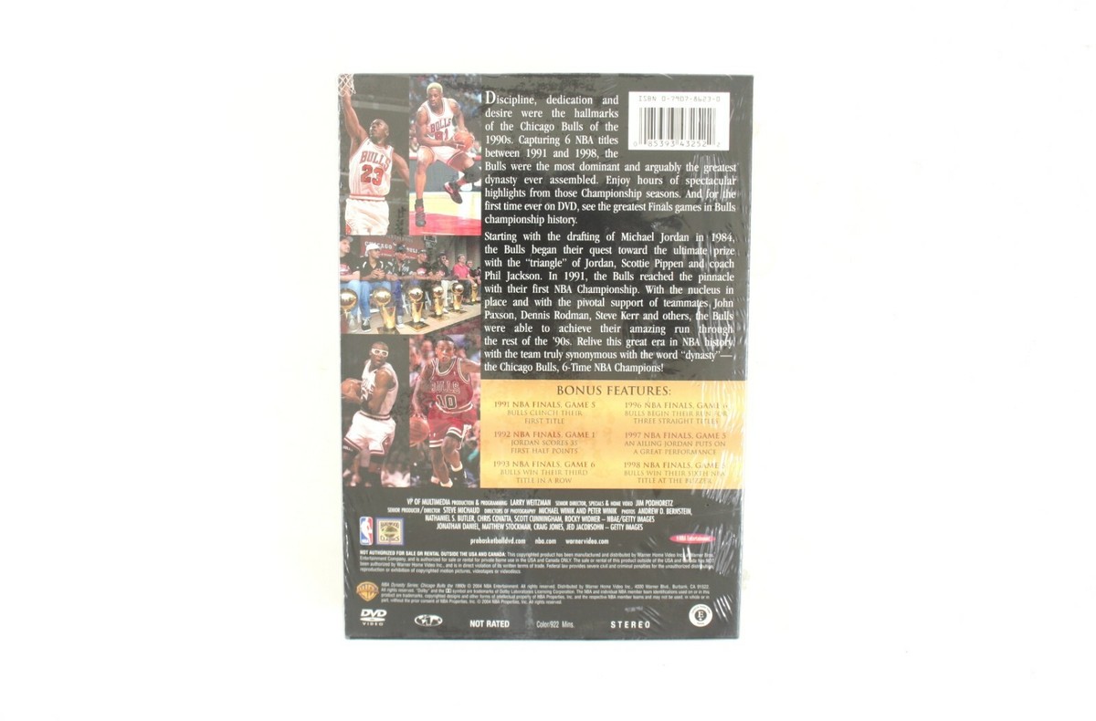 NBA Dynasty Series Chicago Bulls: The 1990's DVD Set Factory