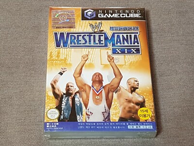 Nintendo Gamecube Wrestle Mania 19 Spiele Koreanische Version Brandneu Sealed NGC UK