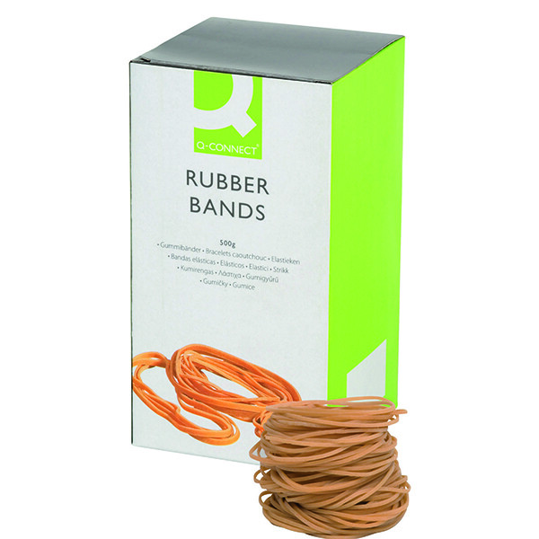 Q-Connect Rubber Bands No.24 152.4 x 1.6mm 500g KF10533 - KF10533