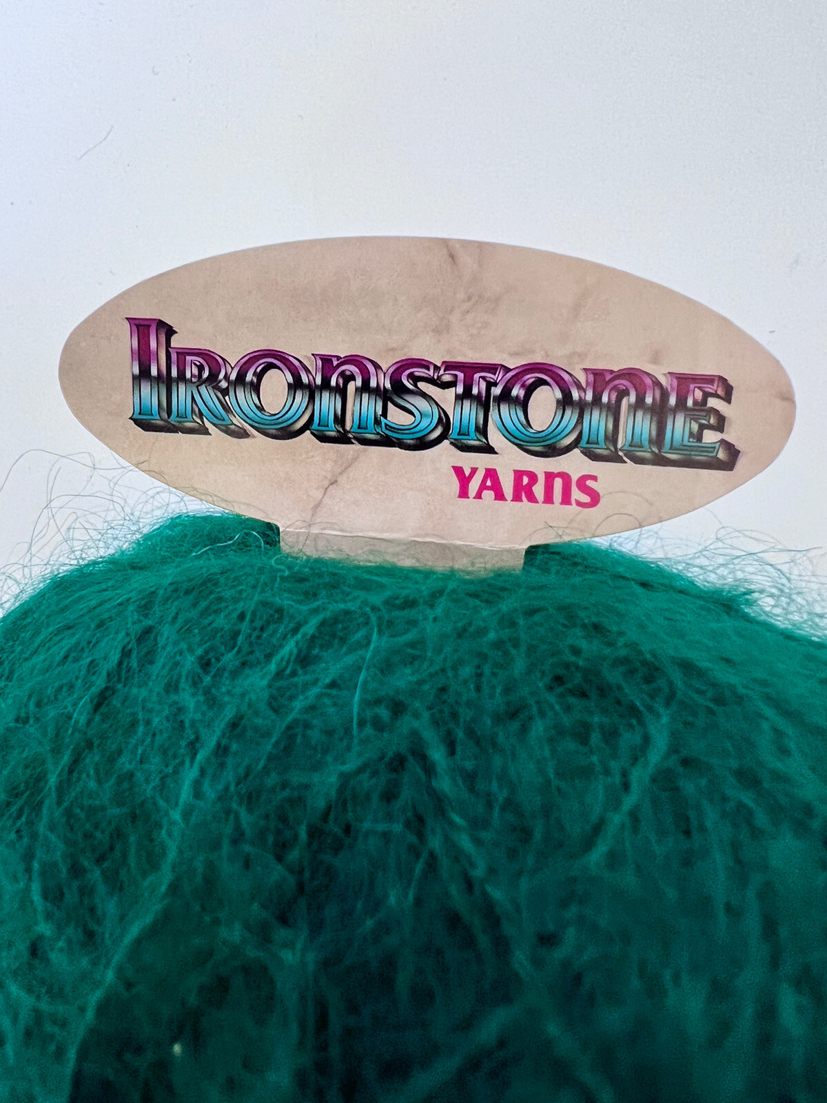 Ironstone Yarn Mystery English Mohair Green Large Skein Hank 105 yds eBay