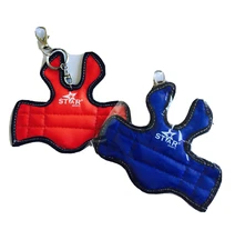CUTE! Taekwondo Keychains - Helmet -  Chest Guard - Martial Arts Gifts