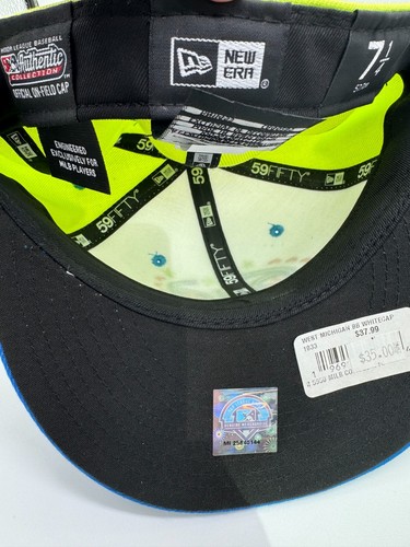 Minor League West Michigan Whitecaps Las Calaveras new era fitted hat SIZE 7 1/4 - Picture 4 of 6