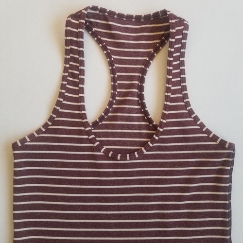 Lot Lululemon Cool Racerback Tank Top Camo Stripe Nesting Black Bird Sz 2 - Picture 8 of 20