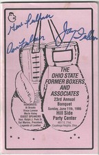 Gene, Don, & Jay Fullmer Multi-Signed Program / IN PERSON Autographed Boxing
