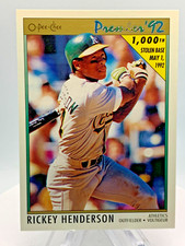 1992 O-Pee-Chee Premier - Rickey Henderson #147