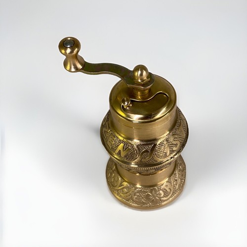 SOZEN Turkish Handmade Brass Pepper Grinder Mill Brass 11cm 4.1" Istanbul - Picture 3 of 6