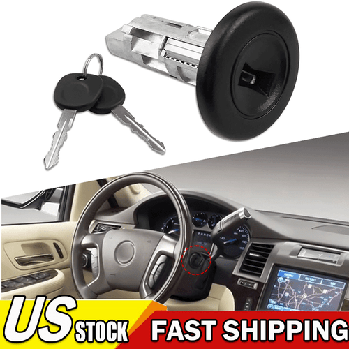 New Ignition Lock Cylinder & Keys for Chevy GMC Silverado Tahoe - Picture 19 of 20