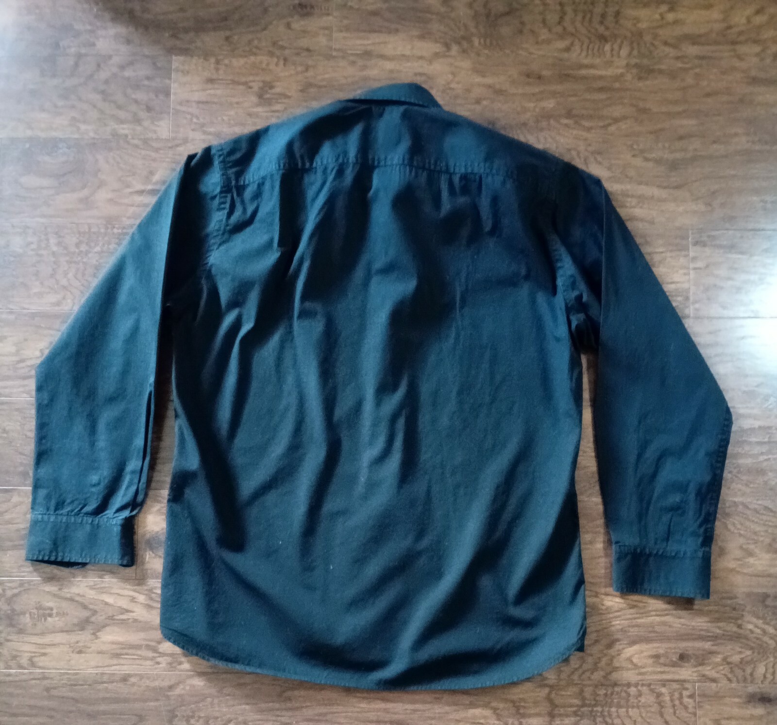 Gap Black Fitted Stretch Button Down Shirt - image 2