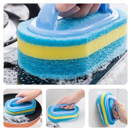 4 Pezzi Spazzola Pulizia Spugna Cucina Piatti Scrub Spazzole Lavastoviglie - Foto 10 di 12