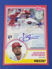 Jackson Stephens - 2018 Topps Series 1 83T RC Red Parallel Autographs #17/25