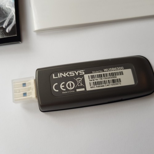 Linksys Wireless Adapter USB WUSB6300-EJ AC 1200 Dual band N300 AC867 - 第 3/19 張圖片