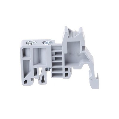 10 Pcs E/UK DIN Rail Terminal Blocks End Stopper Bracket Fit for 35mm Width R...