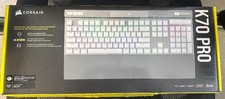 Corsair K70 PRO RGB Optical-Mechanical Gaming Keyboard - OPX Linear Switches, PB