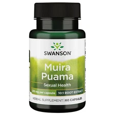 Swanson Muira Puama (10:1) 250 mg 60 Capsules