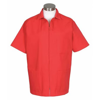 DELTAPLUS 82603 Smock, Zipper, Red, K74, 5XL
