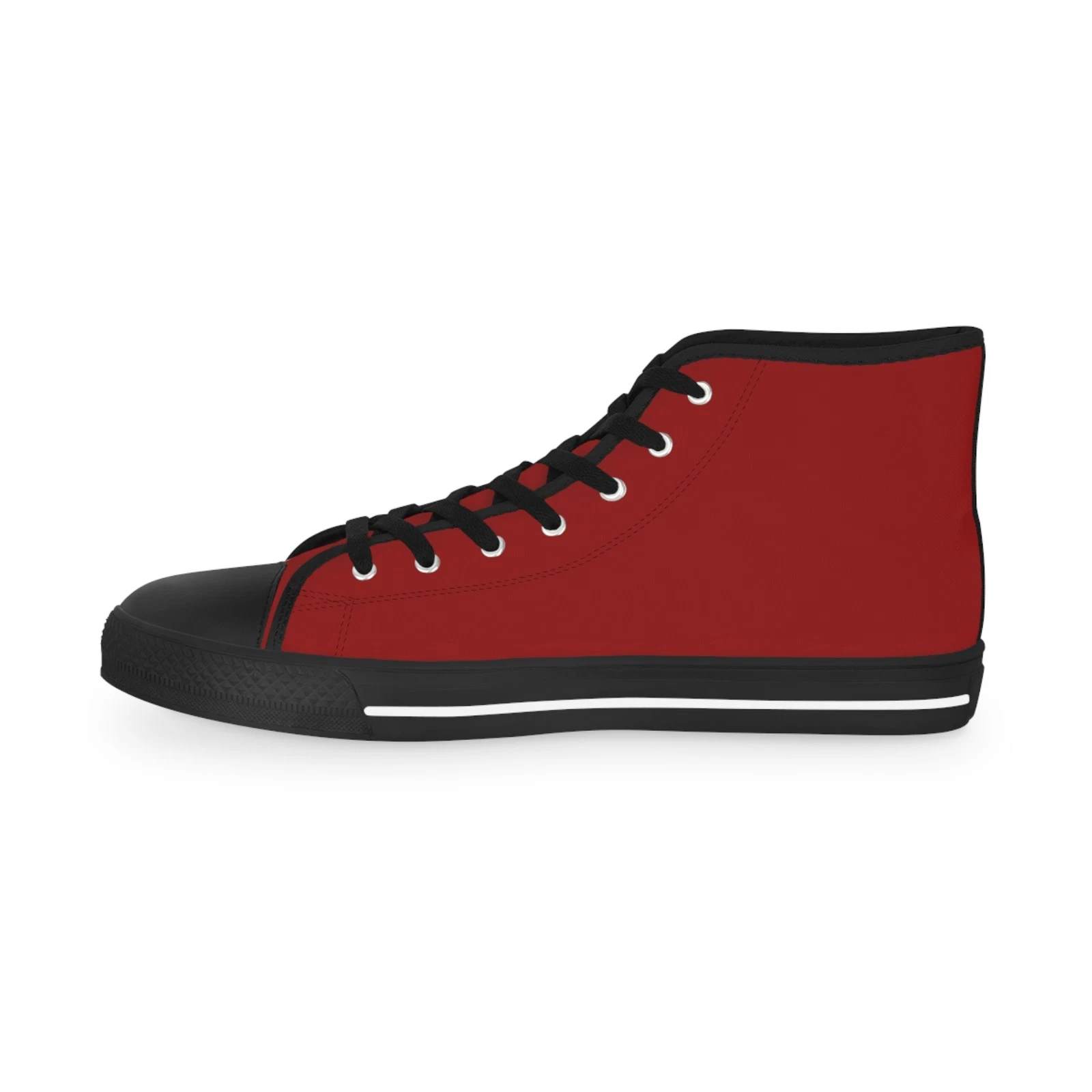 High Top Sneakers Men MTG fan art Fire Red Mana symbol game mountain Shoes
