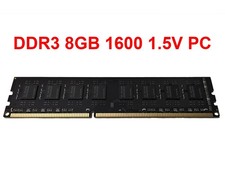 Kingston 8GB PC3-12800 Desktop DDR3 1600MHz 240-Pi DIMM Non ECC Memory RAM 1x 8G