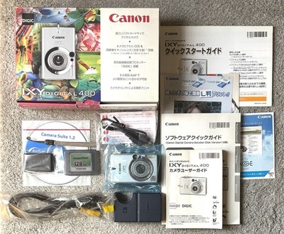 Canon PowerShot S400 IXUS 400 IXY DIGITAL 400 CCD TESTED BOXED