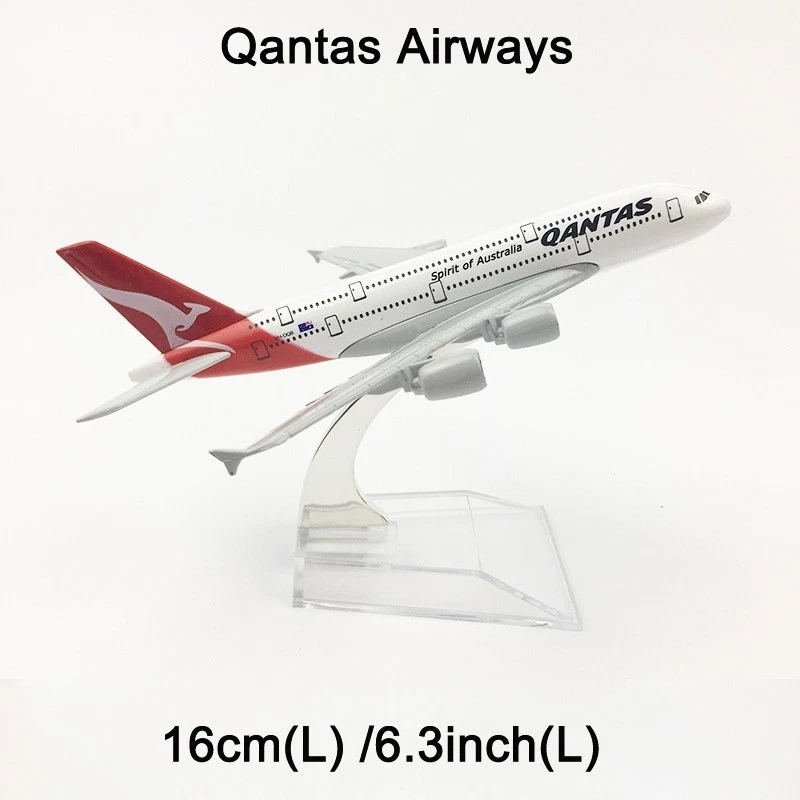 Modellino aereo pressofuso in lega 1:400 collezione 16 cm Airbus A380... - Immagine 2 di 4