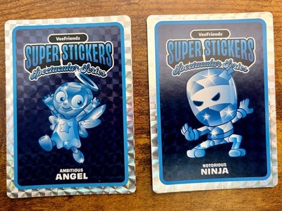 Veefriends Spectacular Series Super Stickers Diamond Base Singles