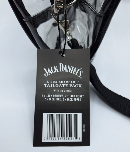 Chicago White Sox Jack Daniels Clear Tailgate Pack Clutch Bag MLB Stadium Strap - Picture 9 of 11