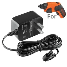 AC Charger For Black & Decker BDCS20C Type 1 Cordless Screwdrivers