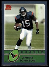 2003 Topps Andre Johnson #380 Houston Texans