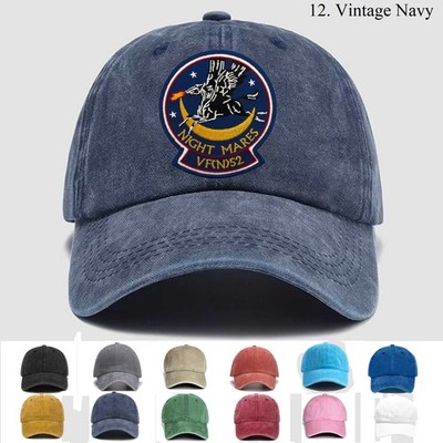 Customized Embroidered Hat Naval Vertical Night Fighter Sq Vfn 52 Night Mares