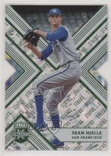 2018 Panini Elite Extra Edition Status Emerald Die-Cut 41/49 Sean Hjelle #44 eq1