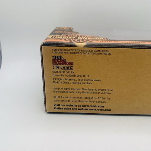 RC Ertl Serie 1 Harley Davidson 2003 Heritage Softail Classic Maßstab 1:18 Neu - Bild 8 von 10