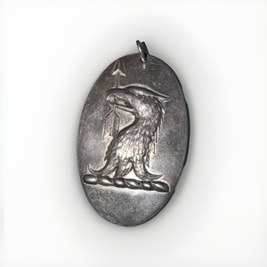 Native American Silver Eagle Pendant