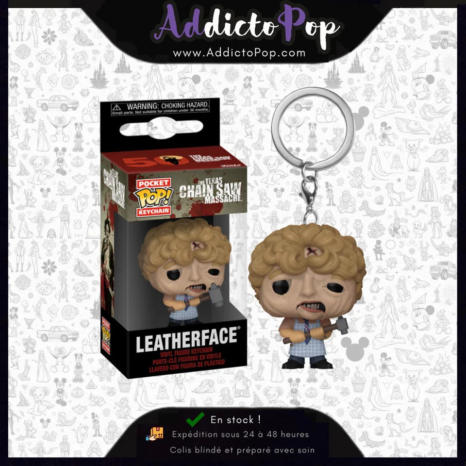 Funko Pop! Keychain The Texas Chain Saw Massacre - Leatherface - Photo 1/1