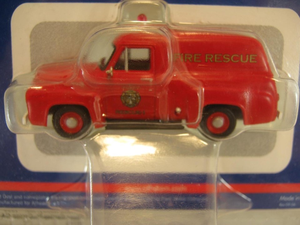 HO Athearn 1955 Ford F-100 Panel Truck County Fire Department 26484 NIB ...