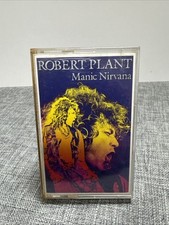 VINTAGE! Manic Nirvana Robert Plant Audio Cassette Tape 1990 Atlantic Records