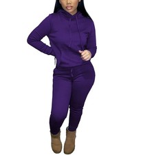 Piece Outfits For Women Casual Long Sleeve Hoodie Sweatshirts Jogger Sweatpan...