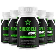 (5 Pack) Bio X Cell Pills for Men BioXCell Advanced Male Support Supplement 60ct