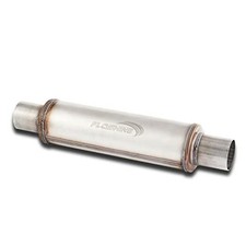 Exhaust Muffler Universal Stainless Steel Straight Through Design,Resonator