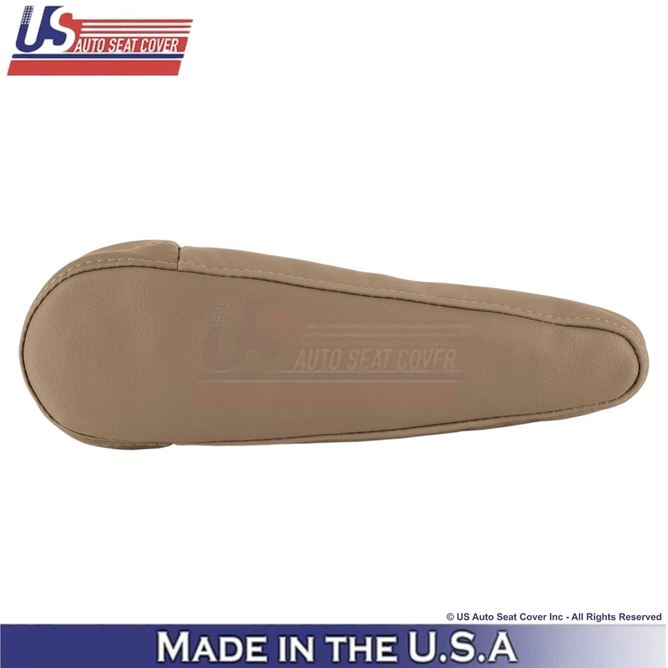 Cubierta de reposabrazos de cuero genuino para conductor Toyota Sienna 1998-2003 roble oscuro Foto 4 de 4