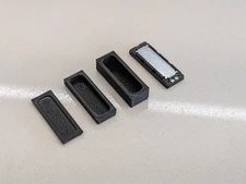 25x9mm Sugar Cube Speaker with 6mm, 3mm & 1mm Baffles for ESU & Other Decoders