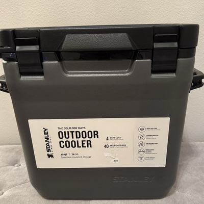 #ad Stanley Cold For Days 30qt 28.3L Hard Sided Cooler Charcoal Grey $165 NEW $149.99
