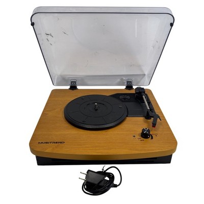 Musitrend MT1107PC 3-Speed Record Player Turntable