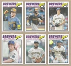 2026 Topps Heritage MILWAUKEE BREWERS Base Team Set of (10) Jacob Misiorowski RC