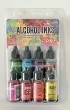 Ranger Tim Holtz Alcohol Ink Set Lot NEW w/ 8 Multi-colors NIP
