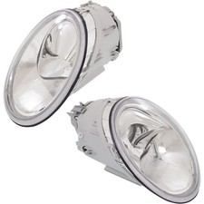 Headlight Set For 98-2005 Volkswagen Beetle Left And Right With Bulb 2pc