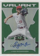 2018 Leaf Valiant Green /99 Lyon Richardson #BA-LR2 Auto 0f8