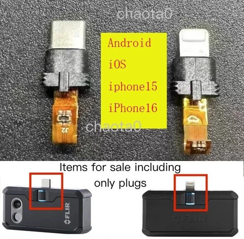 Fli r ONE Pro gen3 TYPE-C Lightning ios Android plug Thermal imaging ...